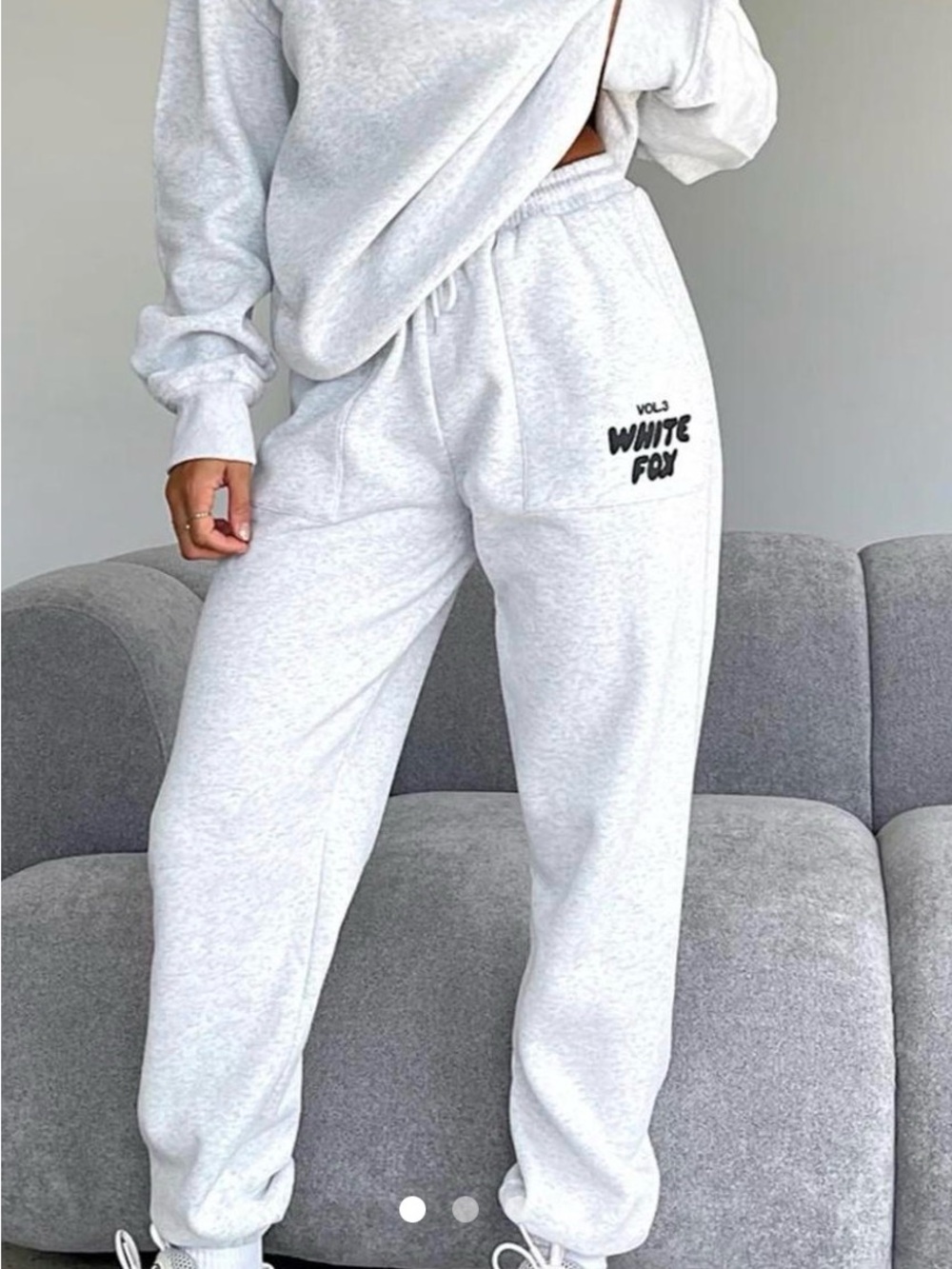 White Fox Sweatpants